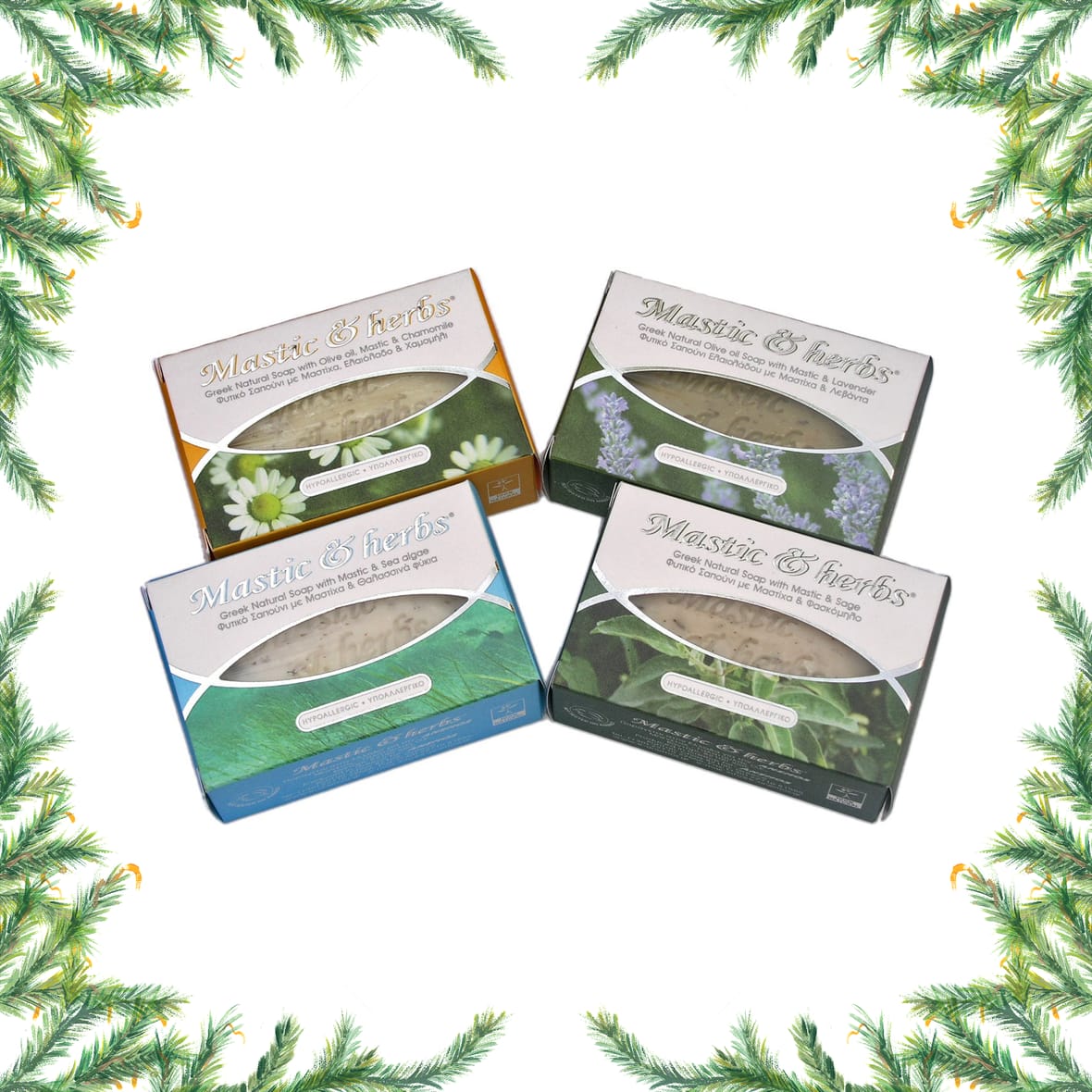 Kerstcadeau mastiek natuurlijke zeep